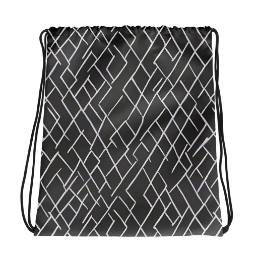 Ivory Cipher on a Drawstring Bag