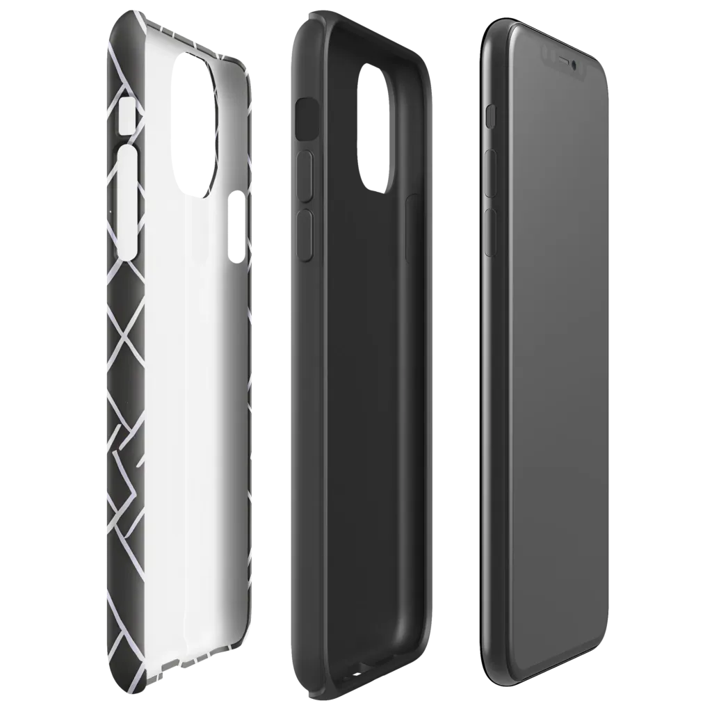 Ivory Cipher on Tough Case for iPhone® — Right