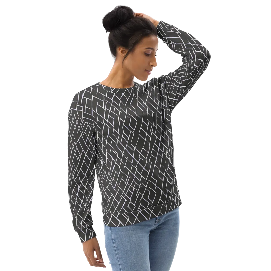 Ivory Cipher on Sweatshirt — Right Front