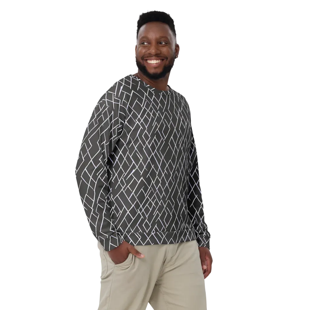 Ivory Cipher on Sweatshirt — Front