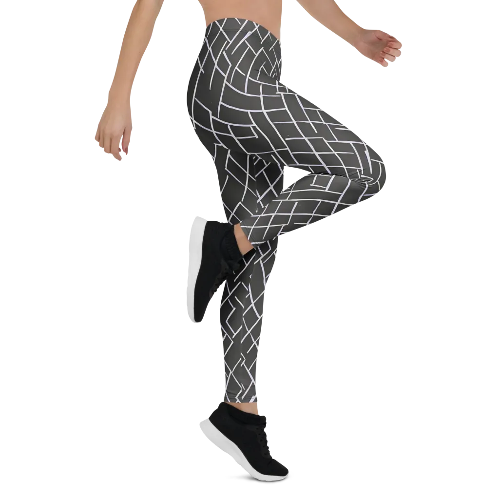 Ivory Cipher on Leggings — Right