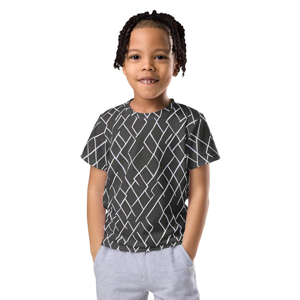 Ivory Cipher on Kids Crew Neck T-Shirt — Front