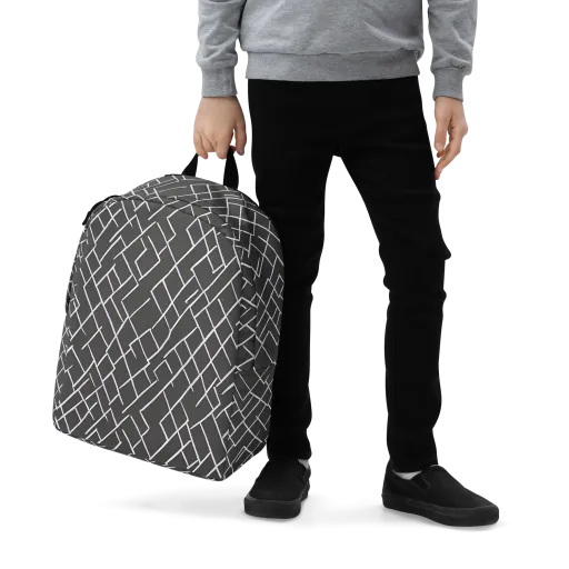 Ivory Cipher on a Minimalist Backpack