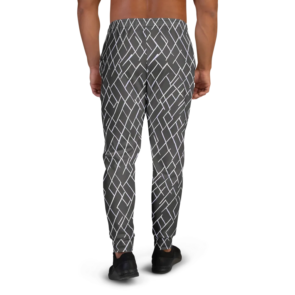Ivory Cipher on Men's Joggers — Back