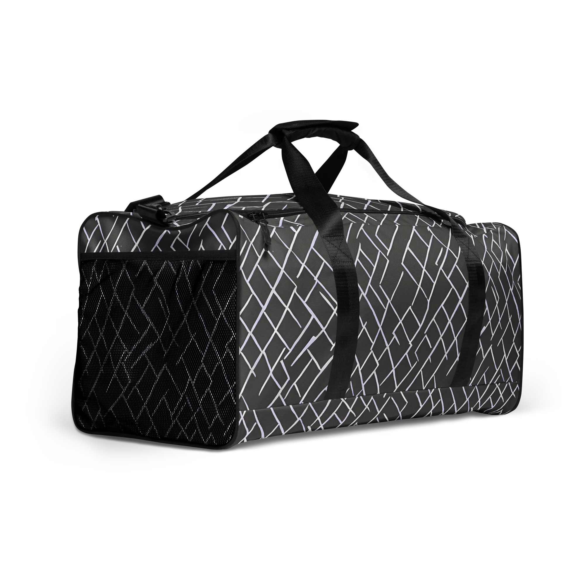 Ivory Cipher on Duffle Bag — Right Front