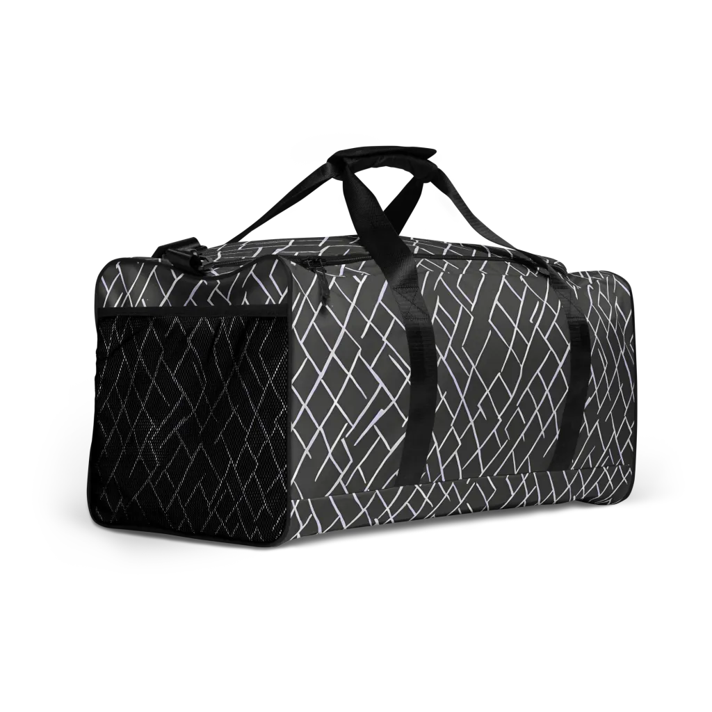 Ivory Cipher on Duffle Bag — Right Front