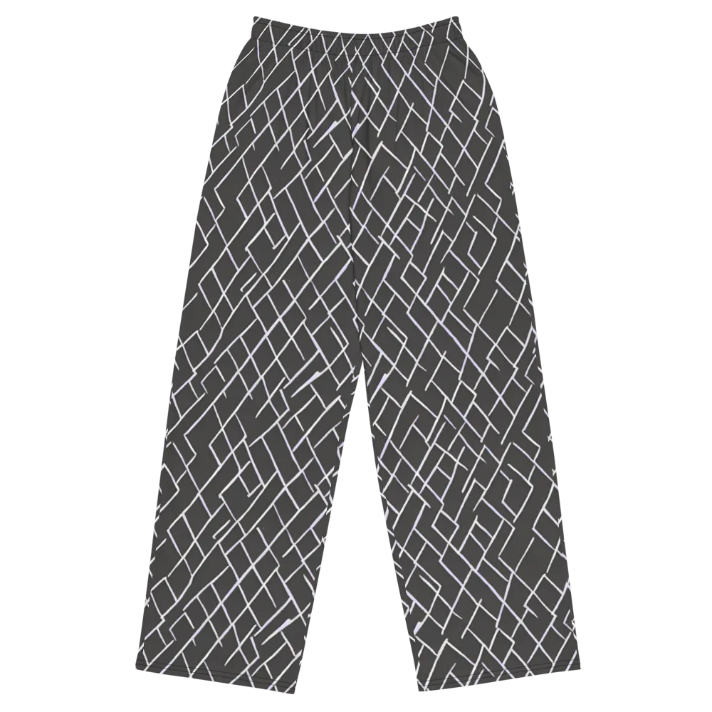 Ivory Cipher on Wide-Leg Pants — Front