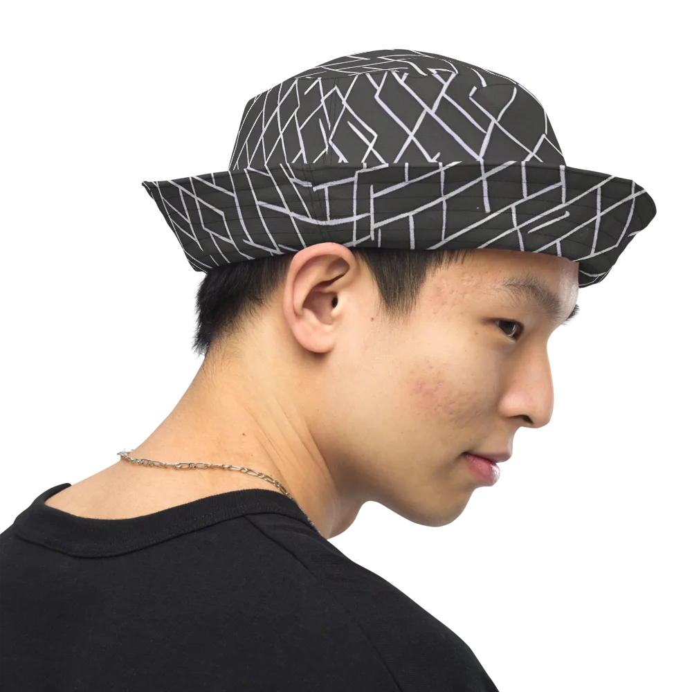 Ivory Cipher on Reversible Bucket Hat — Right Outside
