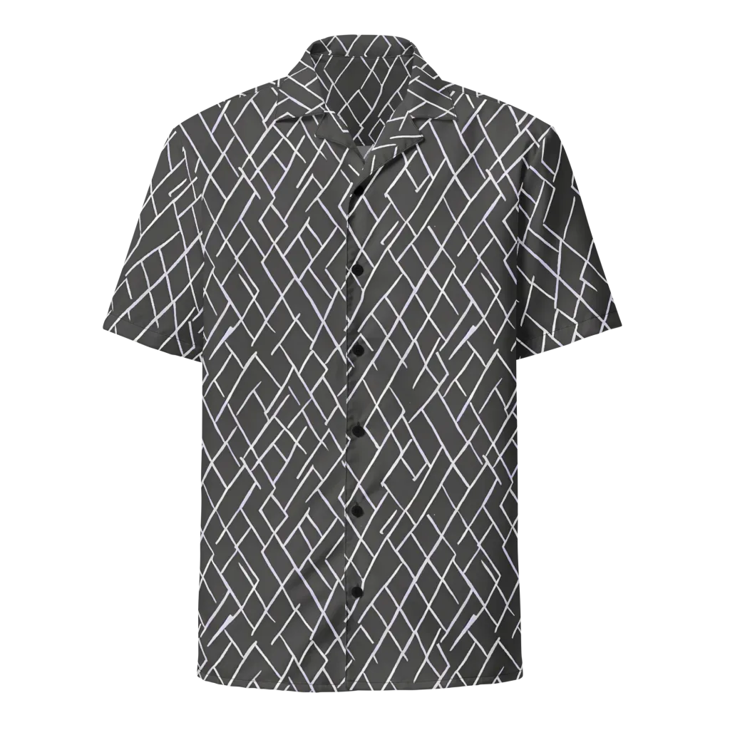 Ivory Cipher on Button Shirt — Front