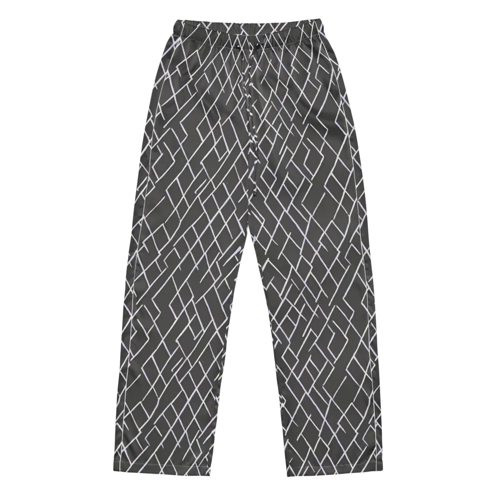 Ivory Cipher on Women's Pajama Pants — Front