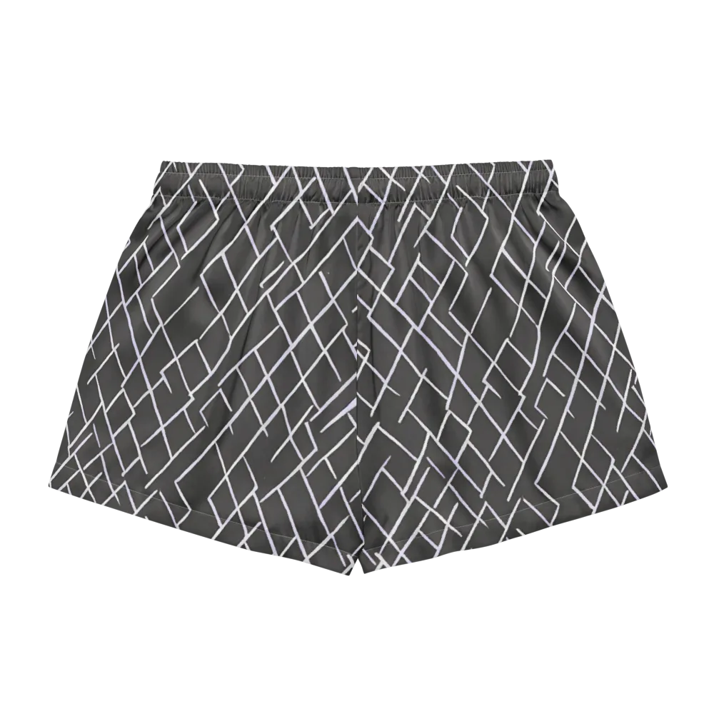 Ivory Cipher on Women's Pajama Shorts — Back