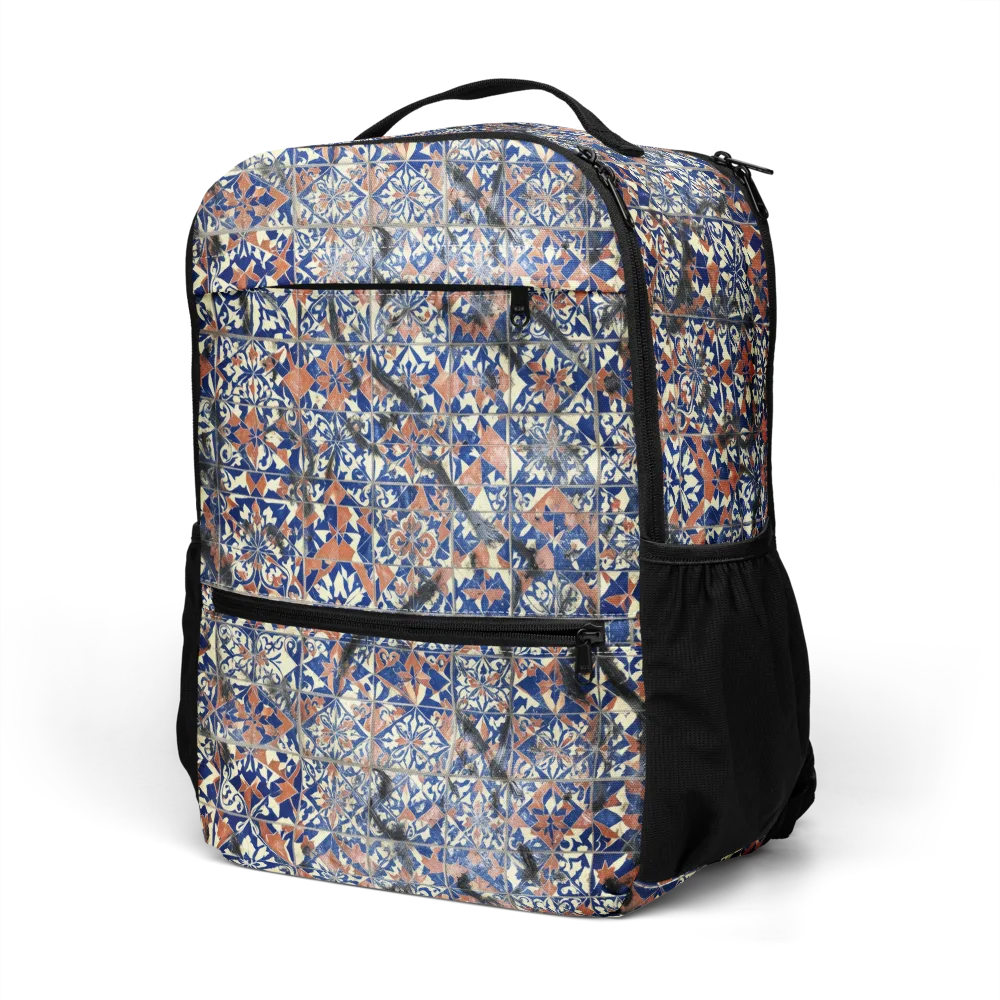 Mosaic Reverie on Utility Backpack — Left Front