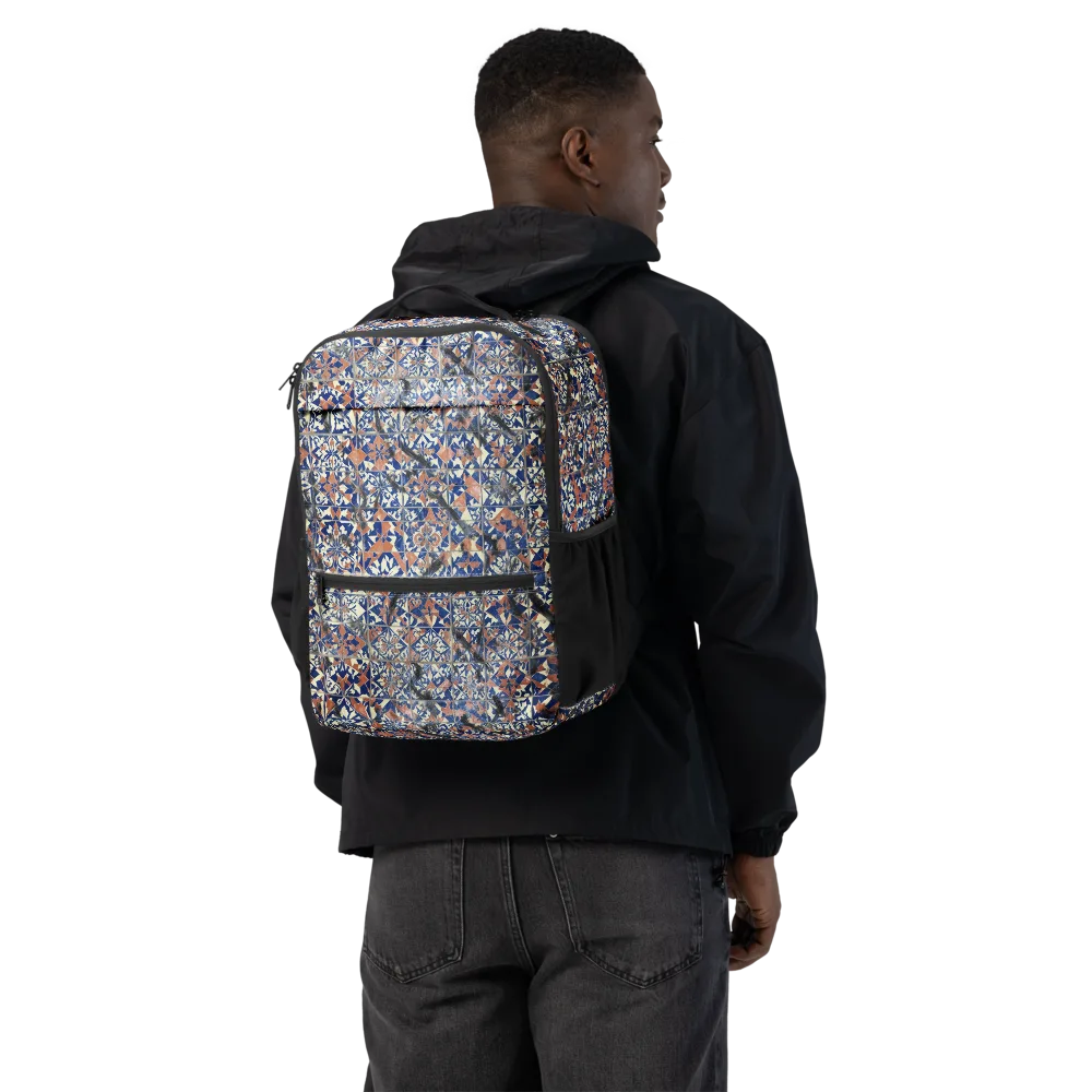 Mosaic Reverie on Utility Backpack — Back
