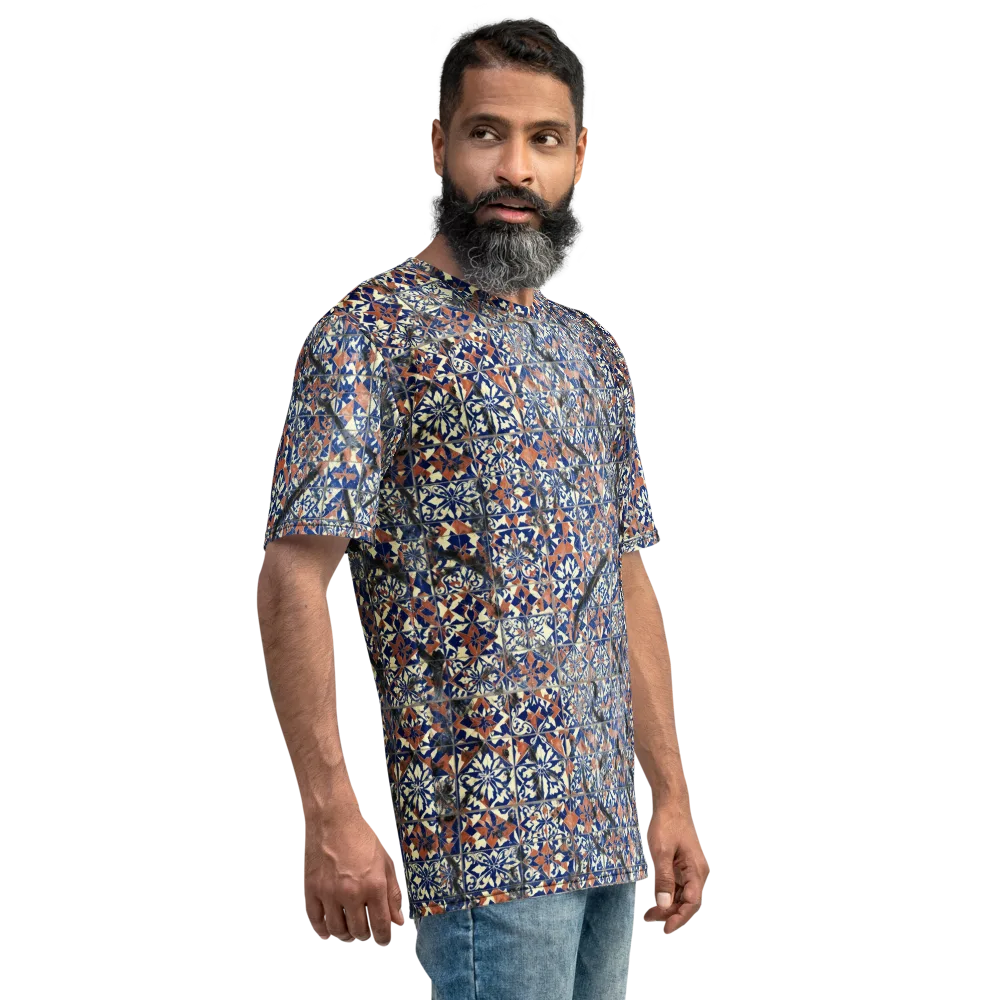 Mosaic Reverie on Men's Crew Neck T-Shirt — Right
