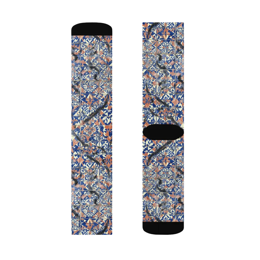 Mosaic Reverie on Socks — Right Sock