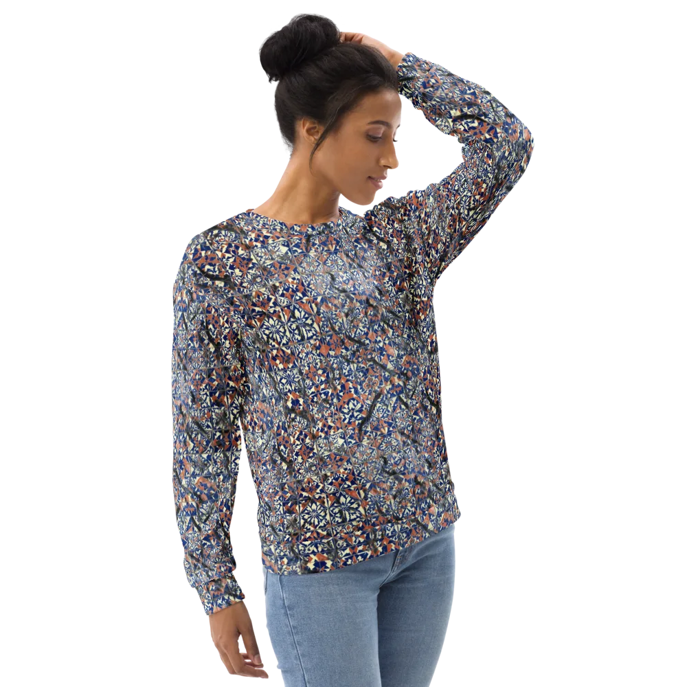Mosaic Reverie on Sweatshirt — Right Front