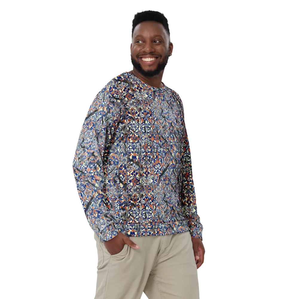 Mosaic Reverie on Sweatshirt — Front