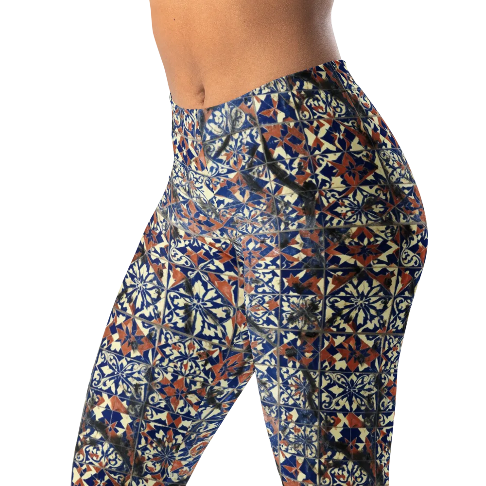 Mosaic Reverie on Leggings — Left Front