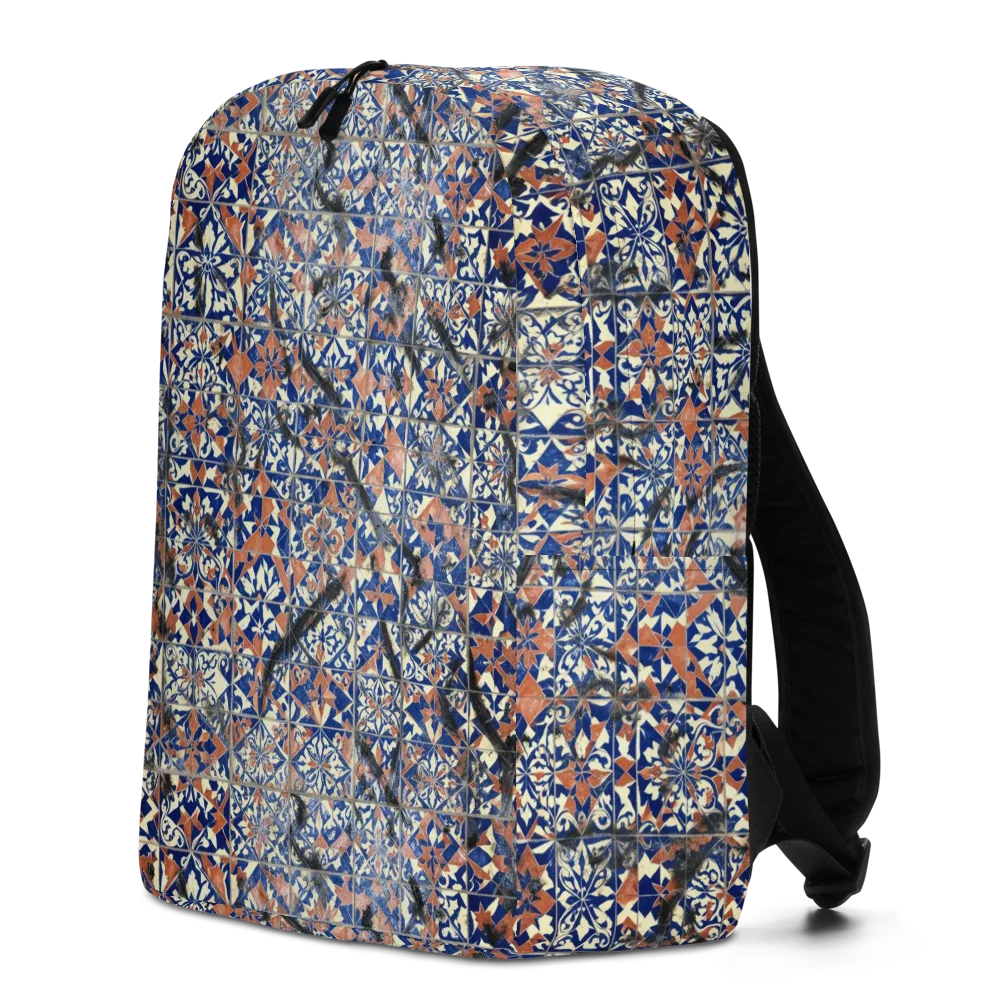 Mosaic Reverie on Minimalist Backpack — Left