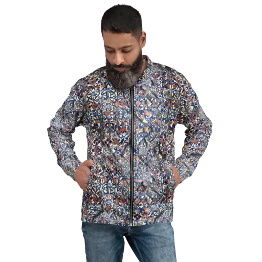 Mosaic Reverie on a Bomber Jacket