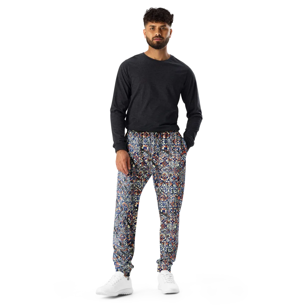 Mosaic Reverie on Men's Joggers — Front
