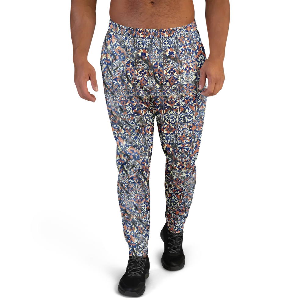 Mosaic Reverie on Men's Joggers — Front