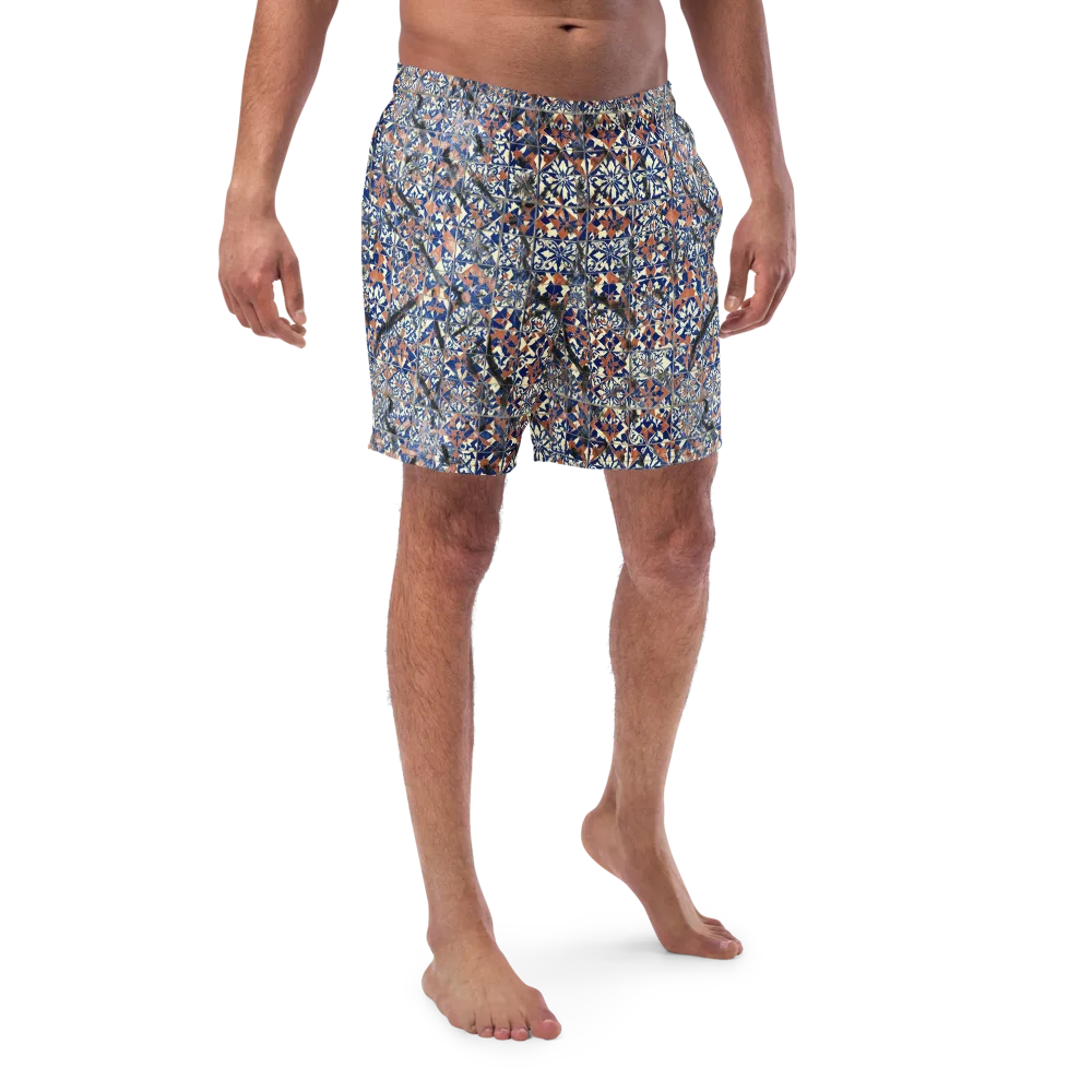 Mosaic Reverie on Swim Trunks — Front