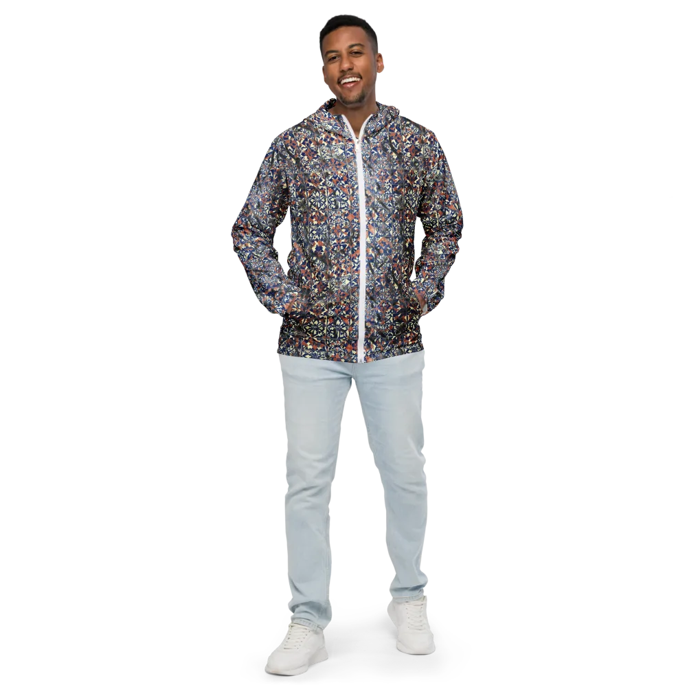 Mosaic Reverie on Men's Windbreaker — Front