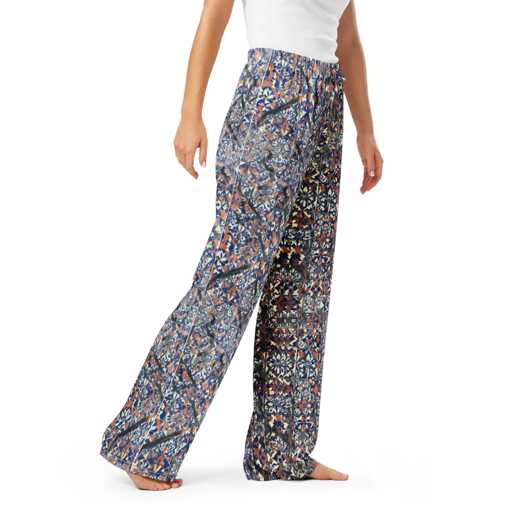 Mosaic Reverie on Women's Pajama Pants — Right Front