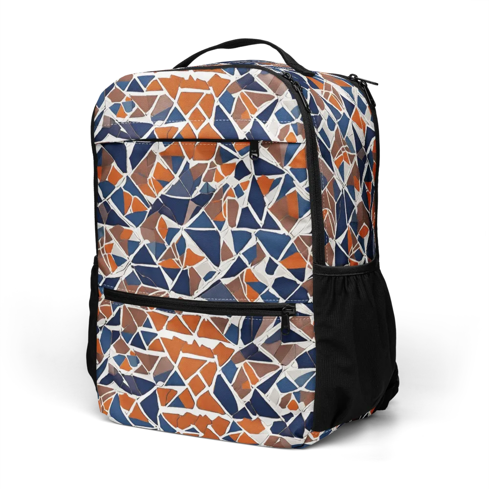 Indigo Fracture on Utility Backpack — Left Front