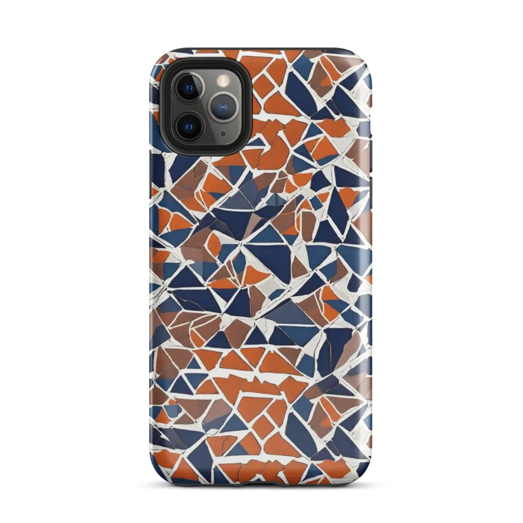 Indigo Fracture on Tough Case for iPhone® — Front