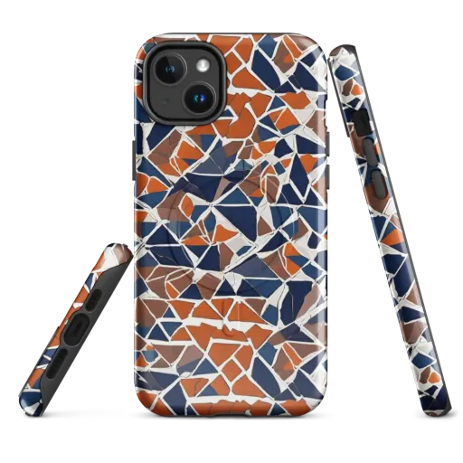 Indigo Fracture on a MagSafe Tough Case for iPhone®