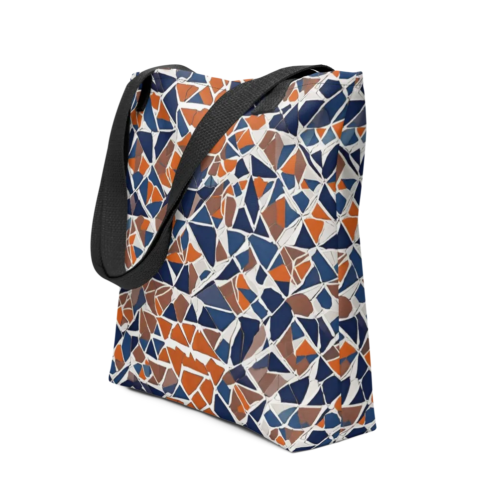 Indigo Fracture on Tote Bag — Front