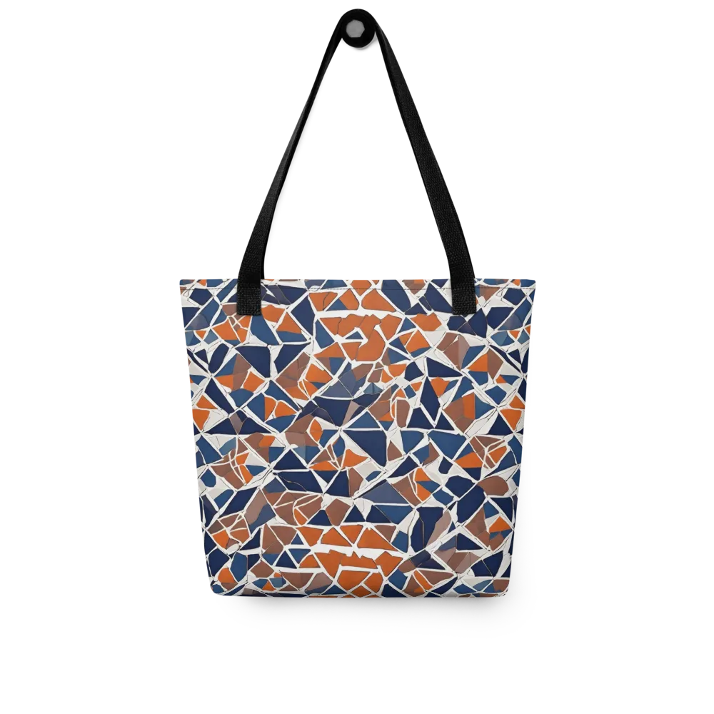 Indigo Fracture on Tote Bag — Front