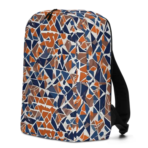 Indigo Fracture on a Minimalist Backpack
