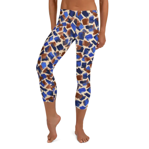 Painter’s Scatter on a Capri Leggings