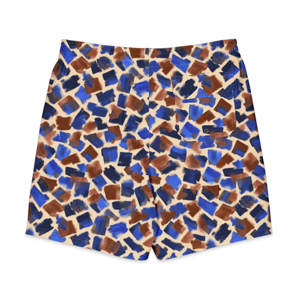 Painter’s Scatter on Men's Board Shorts — Back