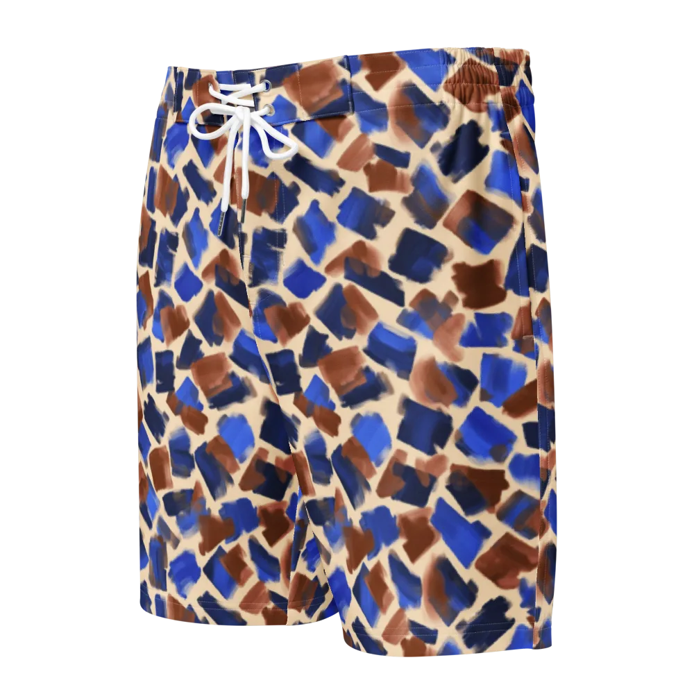 Painter’s Scatter on Men's Board Shorts — Front