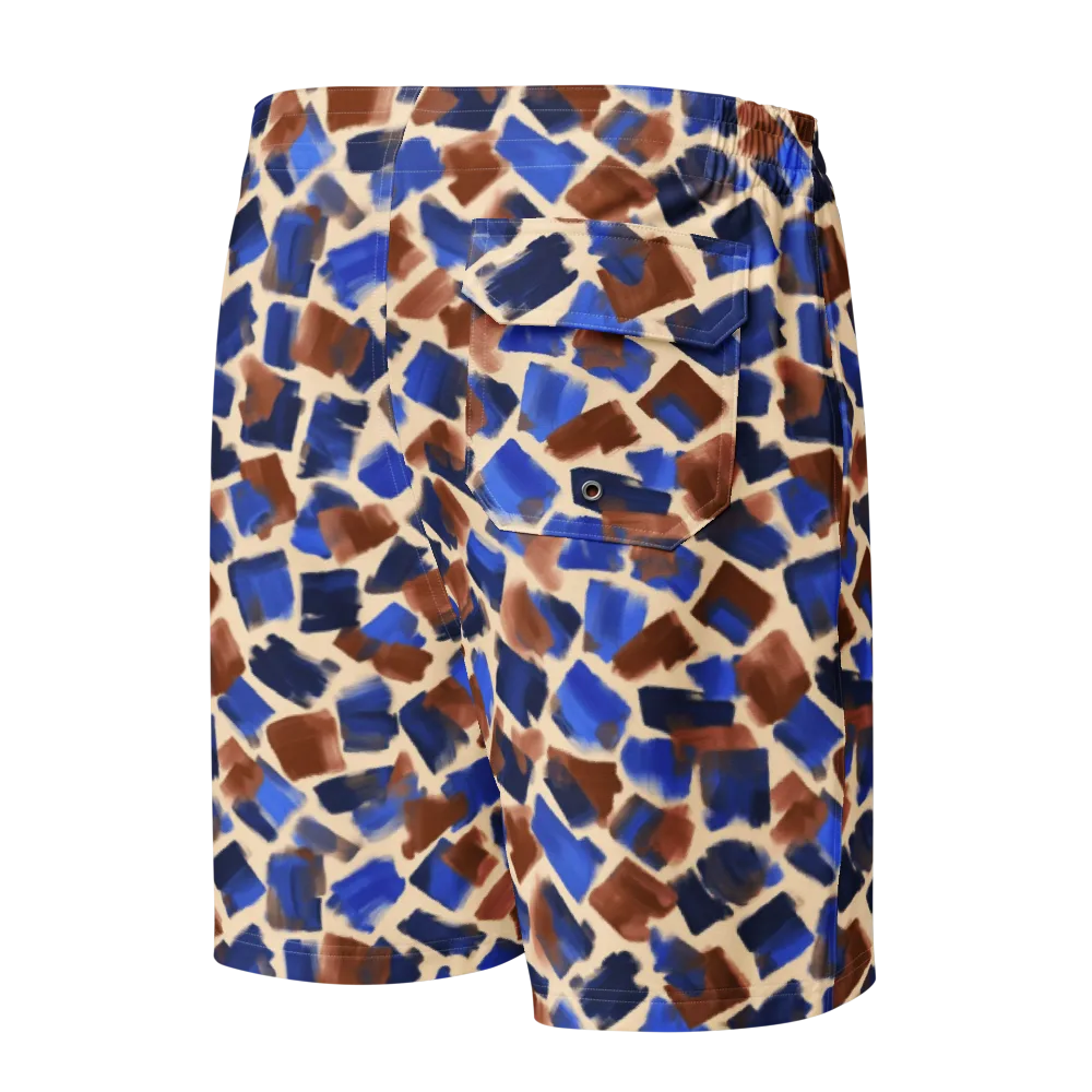 Painter’s Scatter on Men's Board Shorts — Back