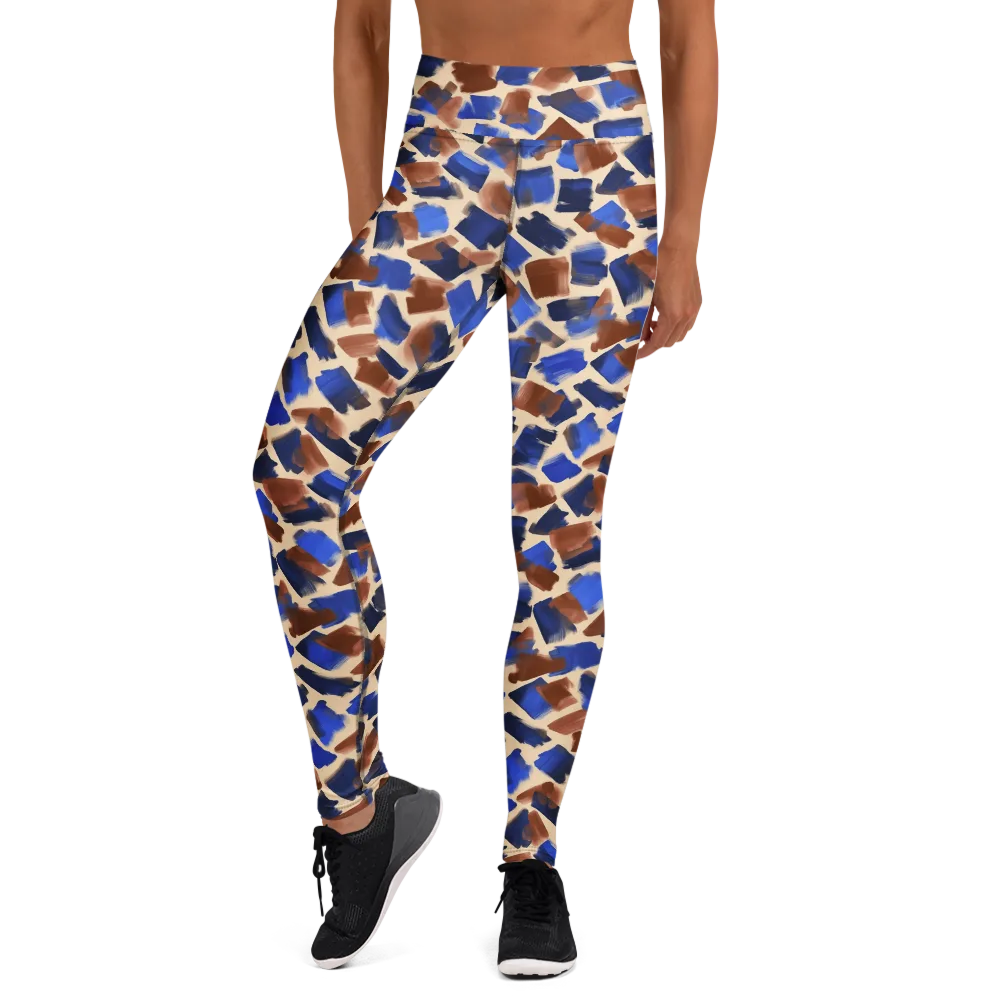 Painter’s Scatter on Yoga Leggings — Front