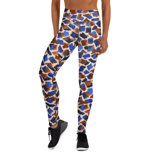 Painter’s Scatter on a Yoga Leggings