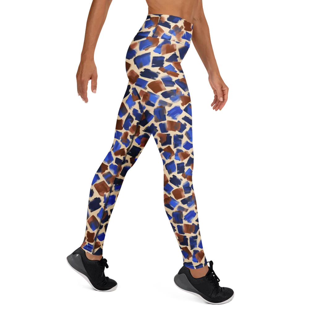 Painter’s Scatter on Yoga Leggings — Right
