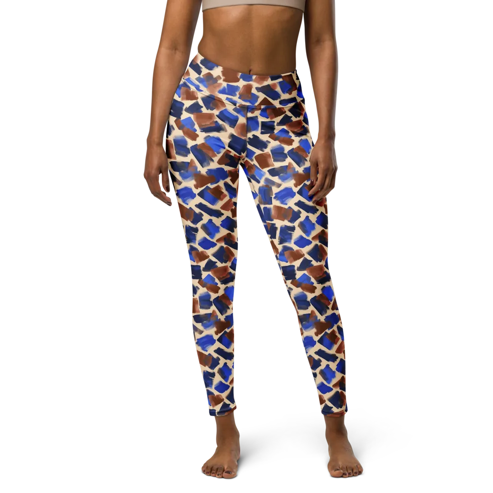 Painter’s Scatter on Yoga Leggings — Front