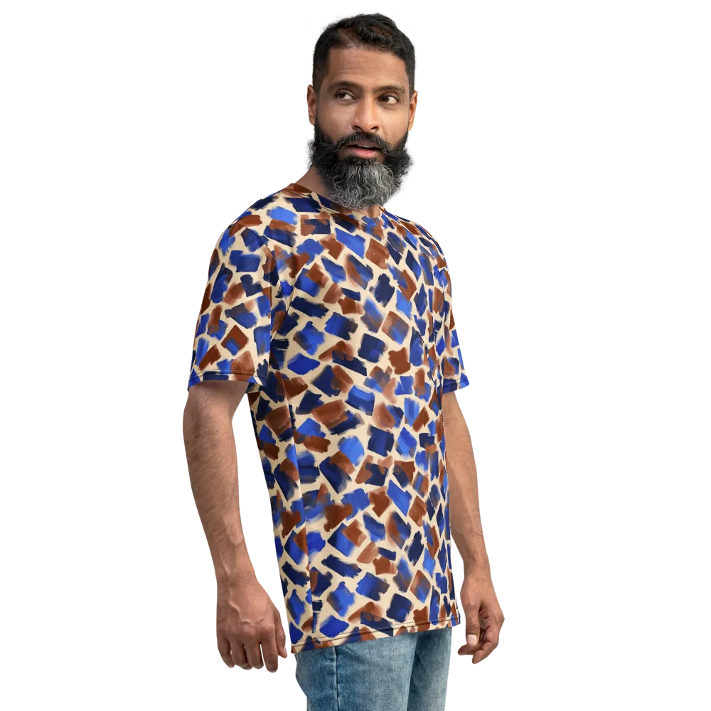Painter’s Scatter on Men's Crew Neck T-Shirt — Right
