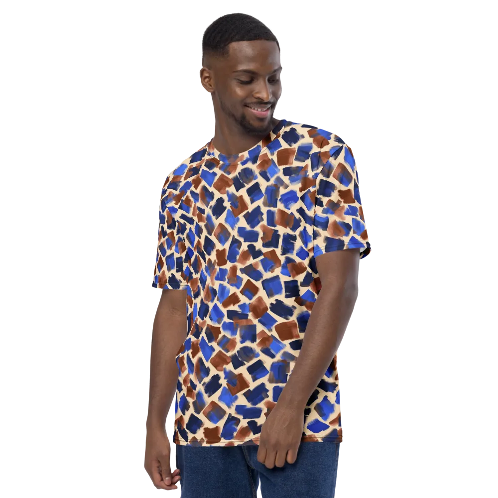 Painter’s Scatter on Men's Crew Neck T-Shirt — Left