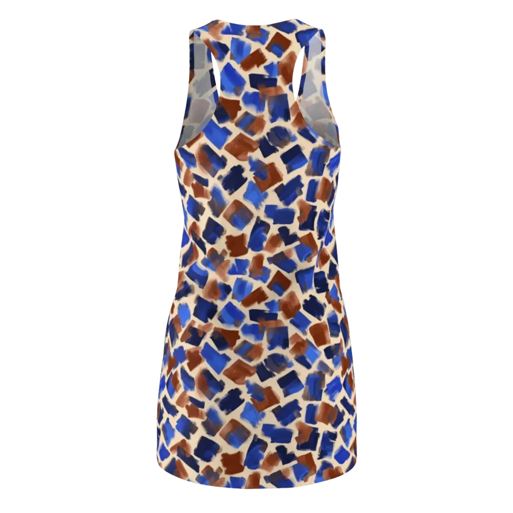 Painter’s Scatter on Racerback Dress — Back