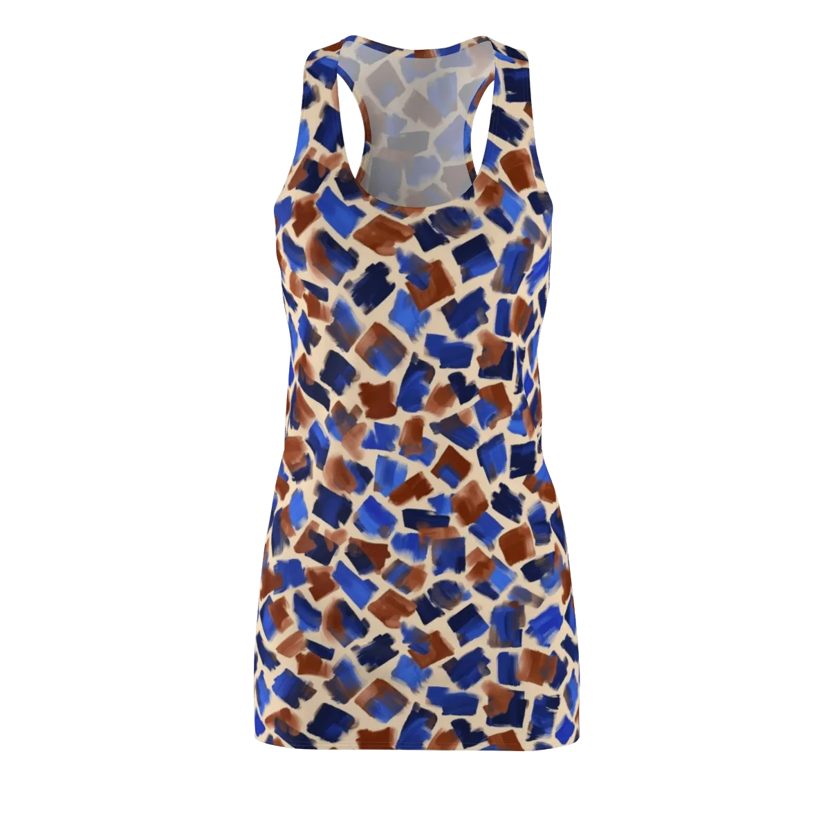 Painter’s Scatter on Racerback Dress — Front
