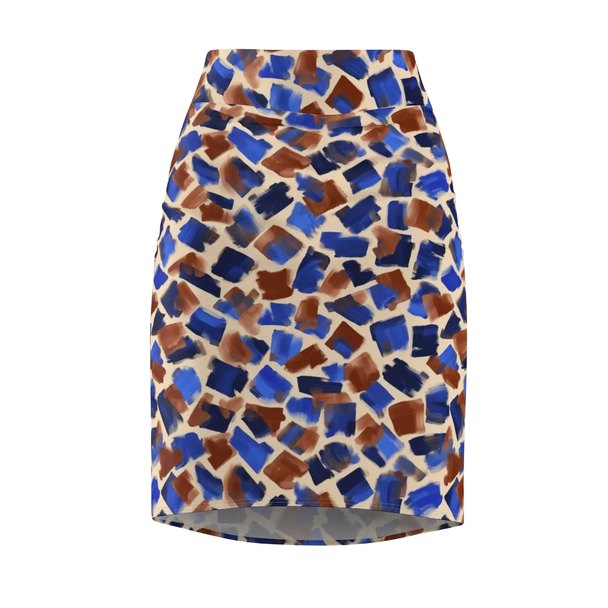 Painter’s Scatter on Pencil Skirt — Front