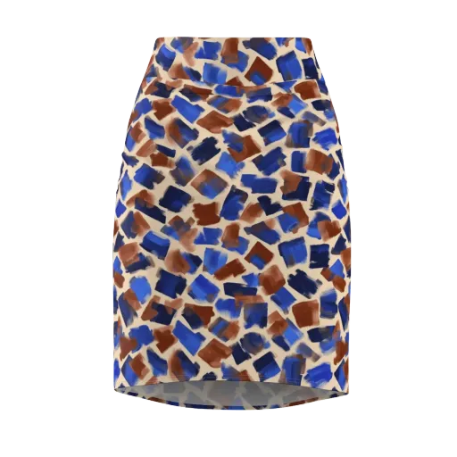 Painter’s Scatter on a Pencil Skirt