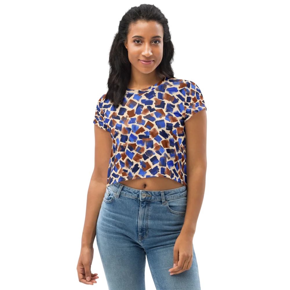 Painter’s Scatter on Crop Tee — Front